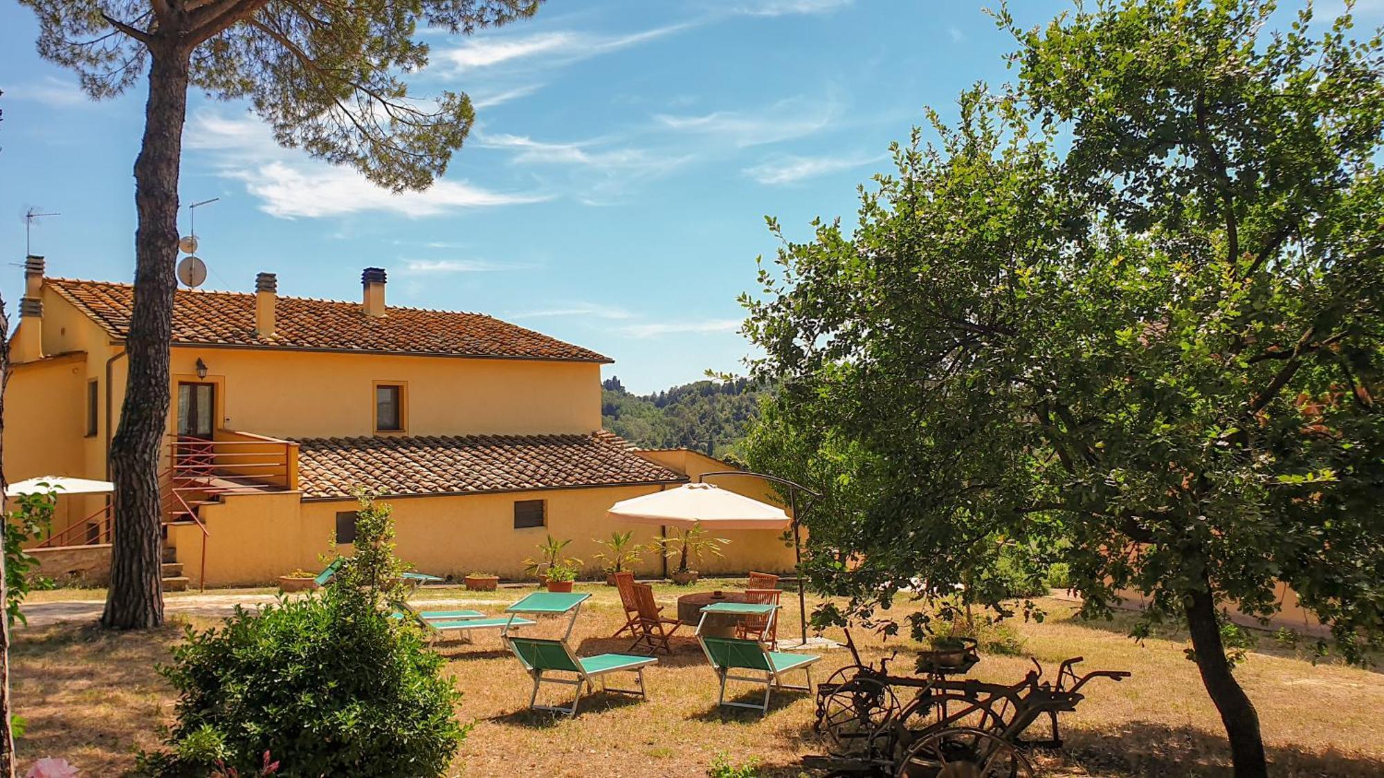 Agriturismo Podere Le Tombe Pensionat Palaia Rum bild